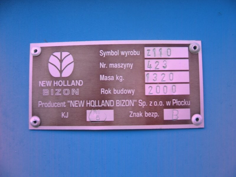 kombajn Bizon Z  110