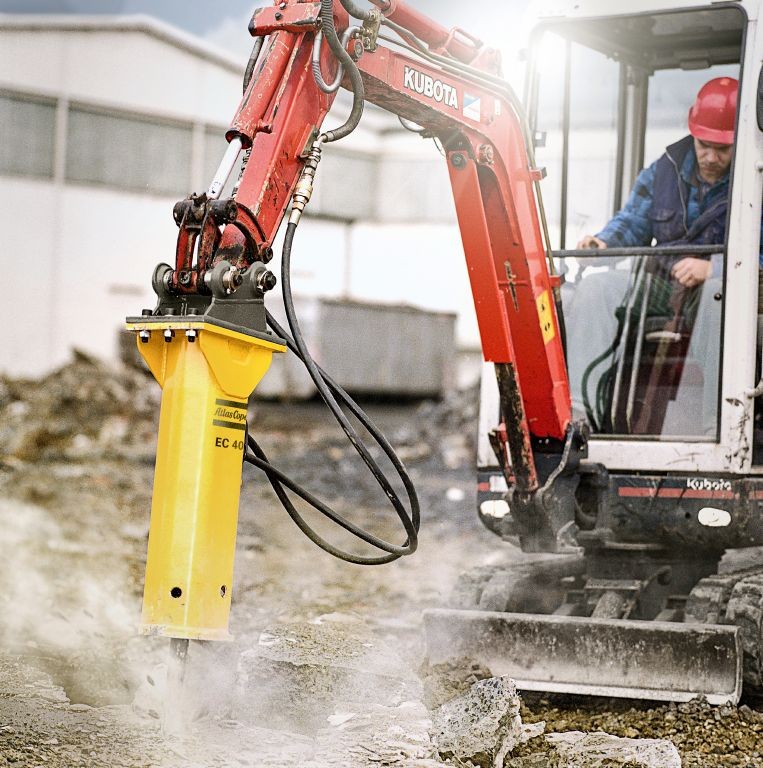 Młot hydrauliczny 100 kg Atlas Copco EC 40T do minikoparki — zdjęcie 4