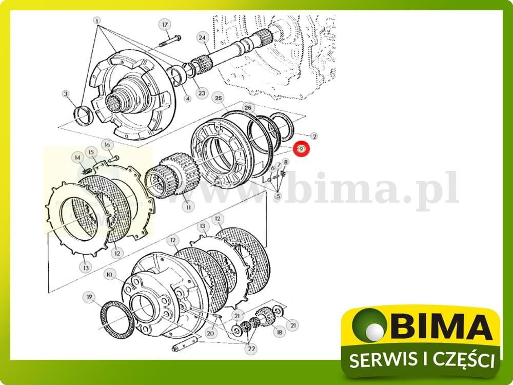 Zestaw uszczelniaczy John Deere 6210,6220,6230,6300 — zdjęcie 2