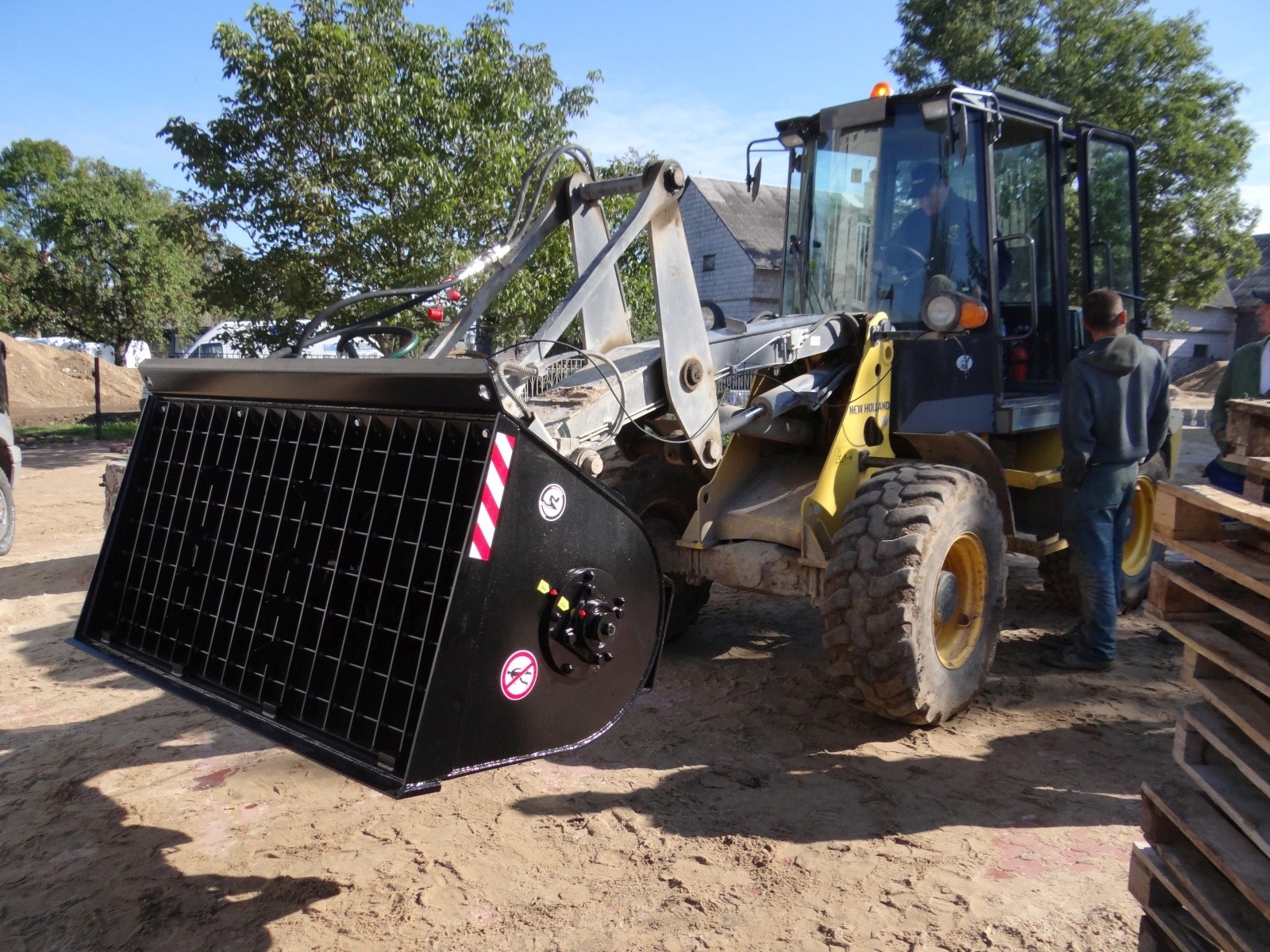Łyżka , mieszalnik do betonu KOVACO do ładowarki CAT, JCB, VOLVO,CASE — zdjęcie 6
