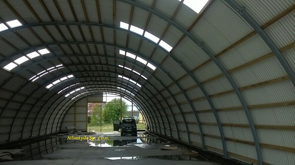 Hala Łukowa Magazynowa Stalowa NOWA wiata hangar — zdjęcie 4