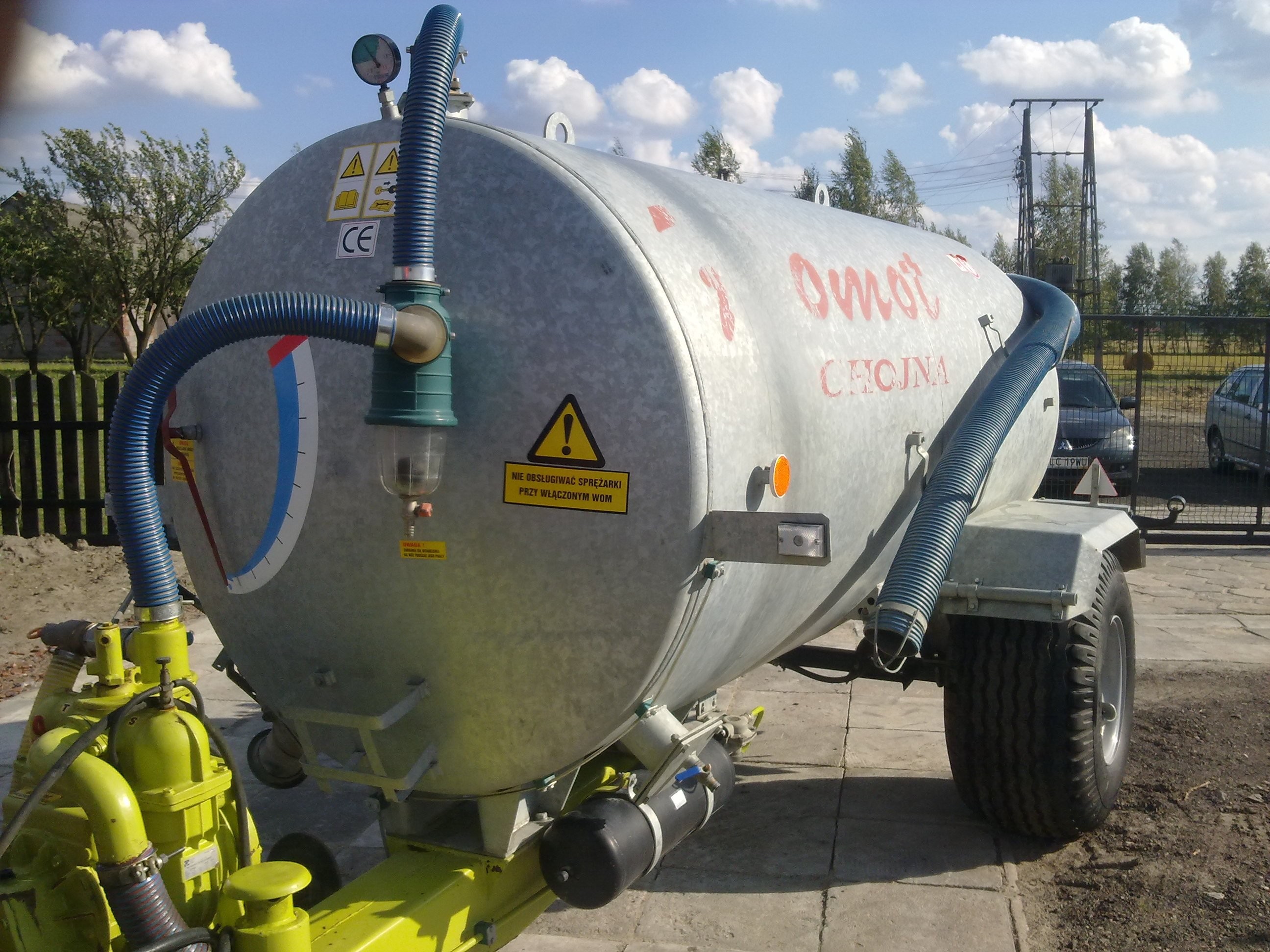 Beczkowóz Pomot Chojna  5000 L,2010 rok,VAT — zdjęcie 5
