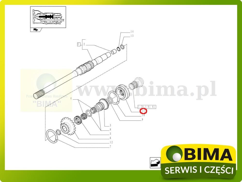 Synchronizator Fiat 65-66,70-66,80-66,62-86,72-86,82-86 — zdjęcie 2