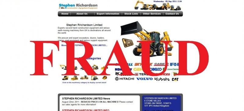 sr-equipmentltd.com fraud
