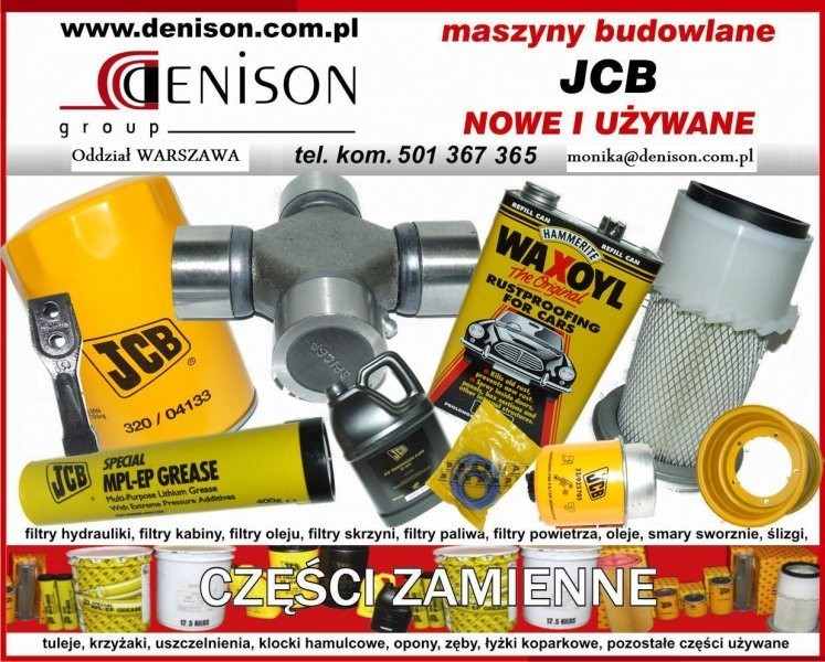 CZĘŚCI ZAMIENNE JCB - DENISON WARSZAWA — zdjęcie 1