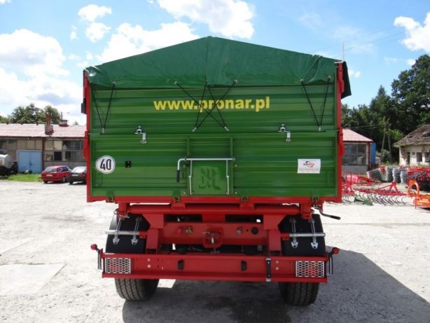 Przyczepa rolnicza 10 t paletowa PRONAR PT610 od ręki  — zdjęcie 4
