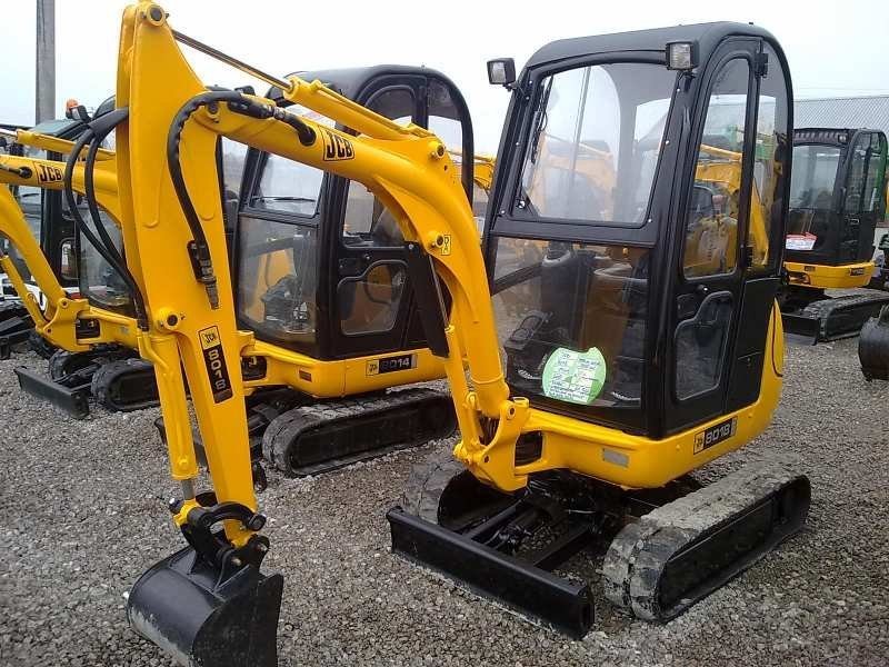 JCB 8018 - rok: 2008 - minikoparka gąsienicowa — zdjęcie 1