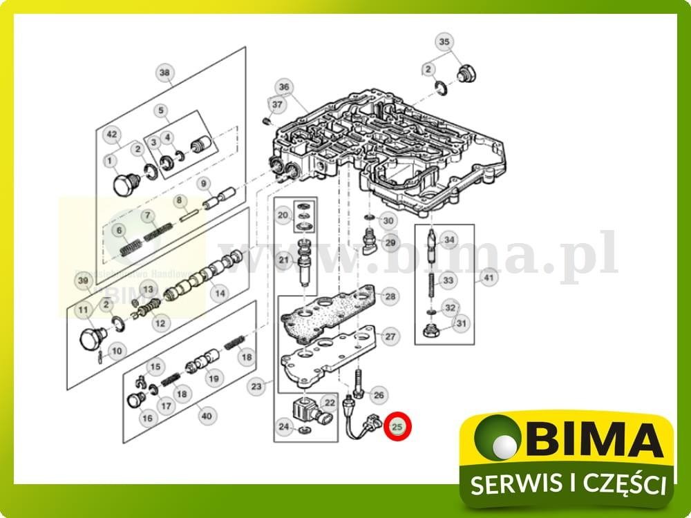 Czujnik ciśnienia John Deere 6230,6300,6310,6330,6400 — zdjęcie 2
