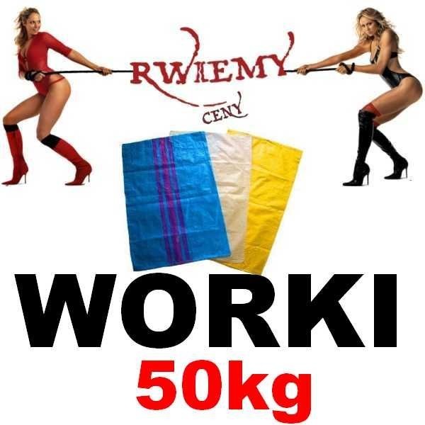 Worki na zboże, pasze, węgiel, piasek, miał 50kg