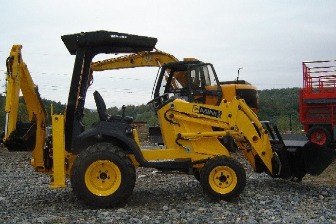4X4 JCB MINICX. 4X4 WIDŁY DO PALET. ŁYŻKI. STAN ID — zdjęcie 5
