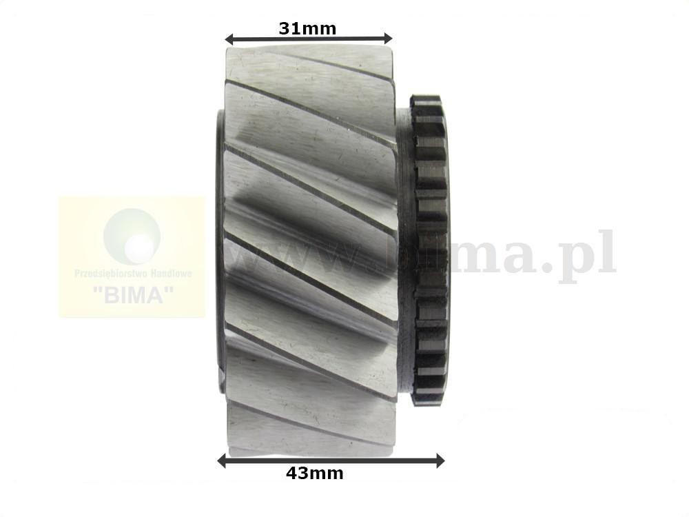Koło zębate pierwszego biegu z15 MF Massey Ferguson 3085, — zdjęcie 3