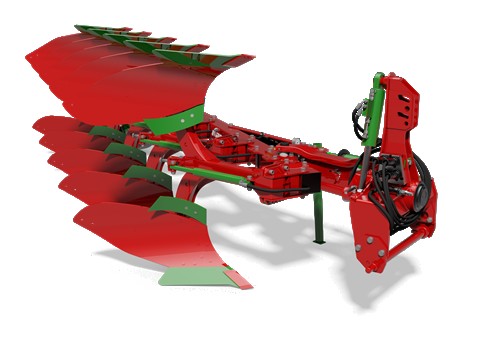 Pług obrotowy obracalny Pługi zabezpieczenie hydrauliczne Agro-Masz — zdjęcie 1