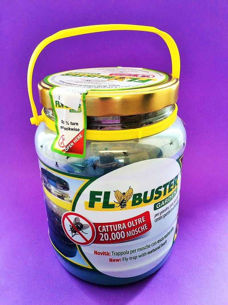 FLYBUSTER GARDEN 2W1  - PUŁAPKA + PŁYN NA MUCHY — zdjęcie 1