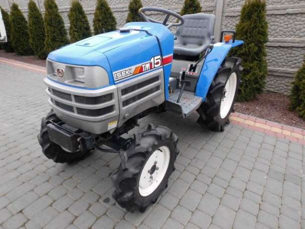  Iseki TM15 15KM 4x4 mini traktor traktorek ładowarka Kubota Yanmar  — zdjęcie 2