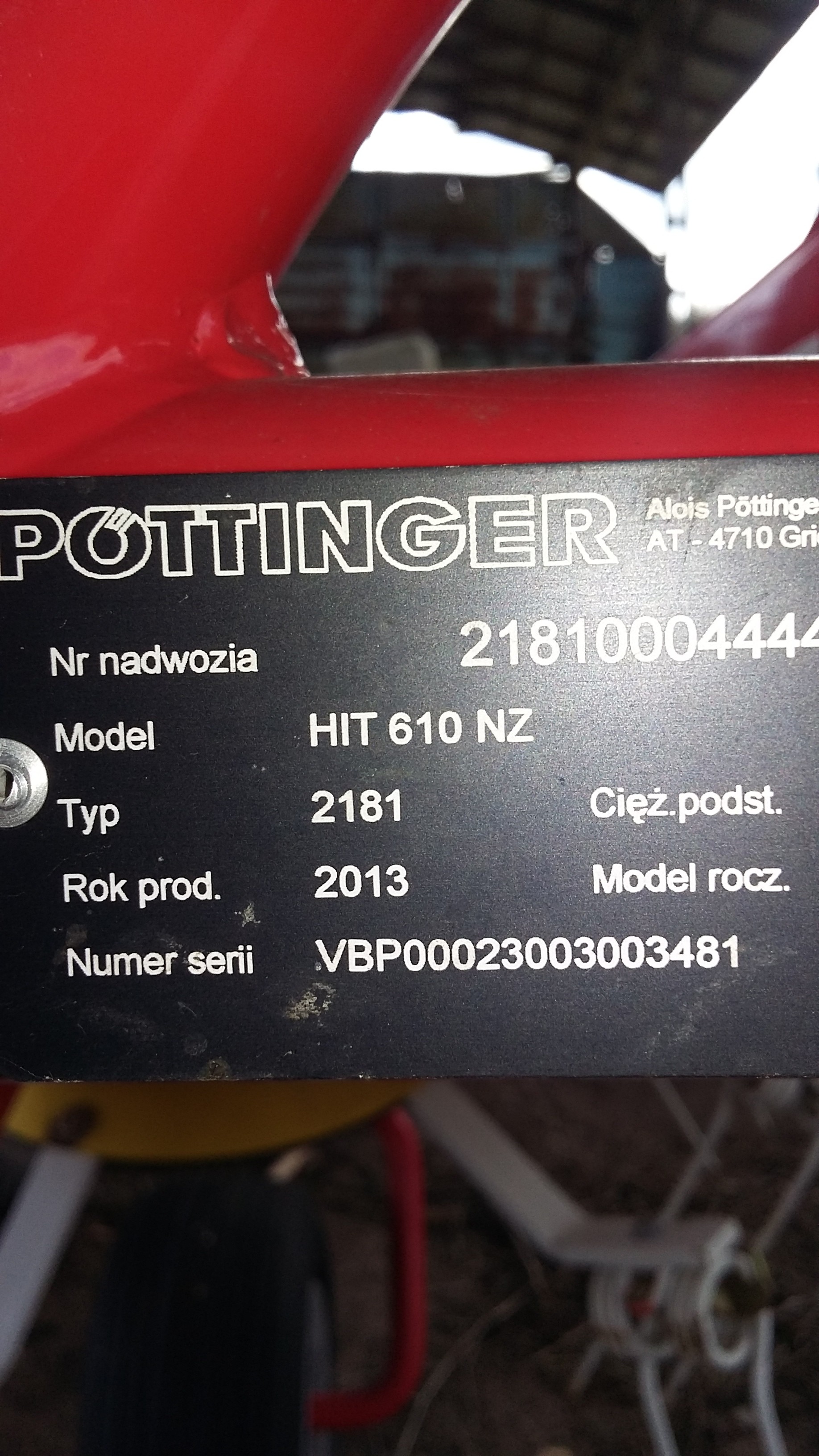 Sprzedam nowy nieużywany przetrząsacz karuzelowy Pottinger — zdjęcie 3