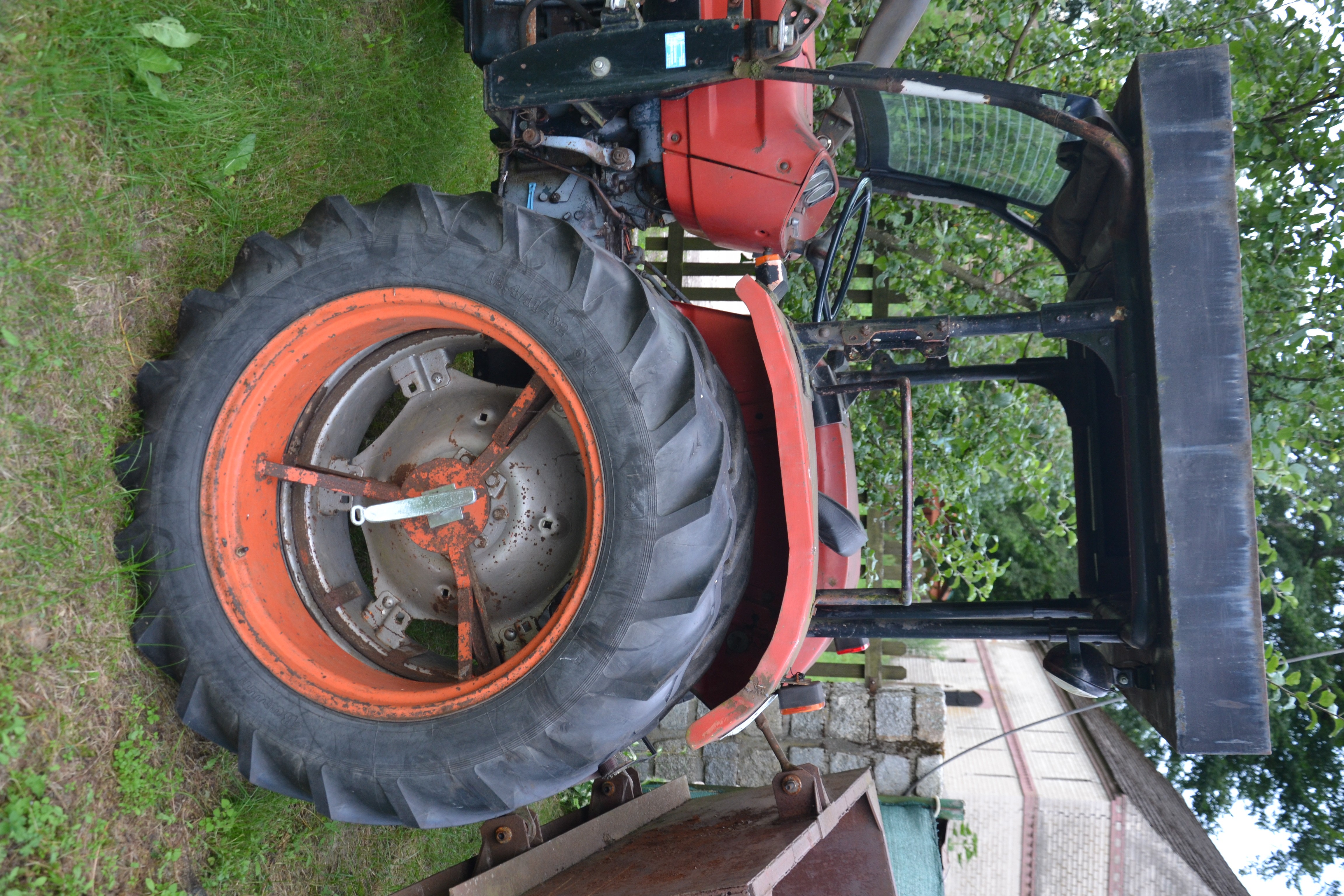 Traktor Fiat 450 z ładowaczem czołowym, zarejestrowany — zdjęcie 3