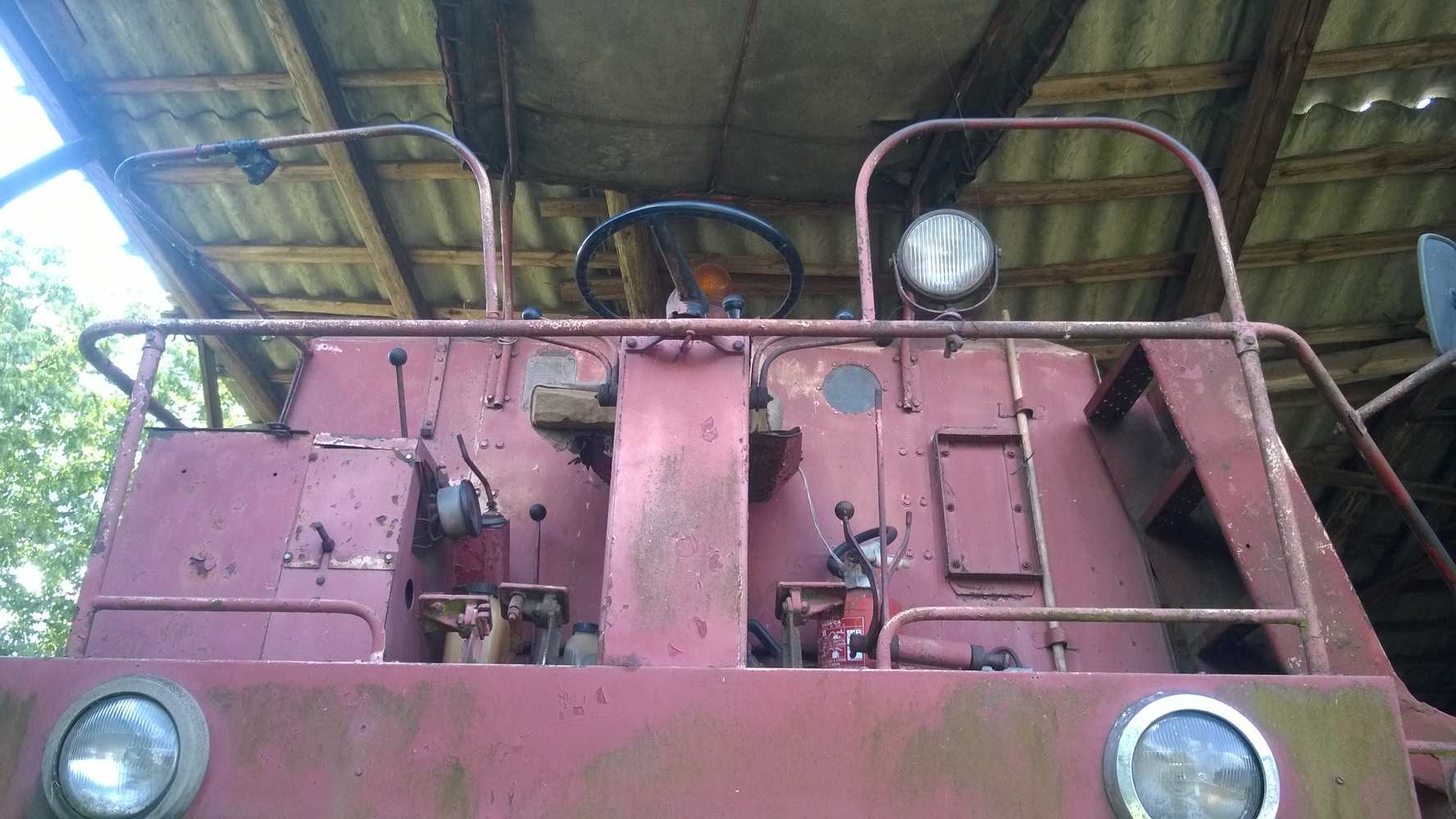Kombajn BIZON Z040 z 1974 z sieczkarnią  — zdjęcie 4