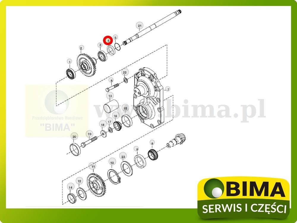 Uszczelniacz John Deere 8100,8110,8120,8200,8210,8220 — zdjęcie 2