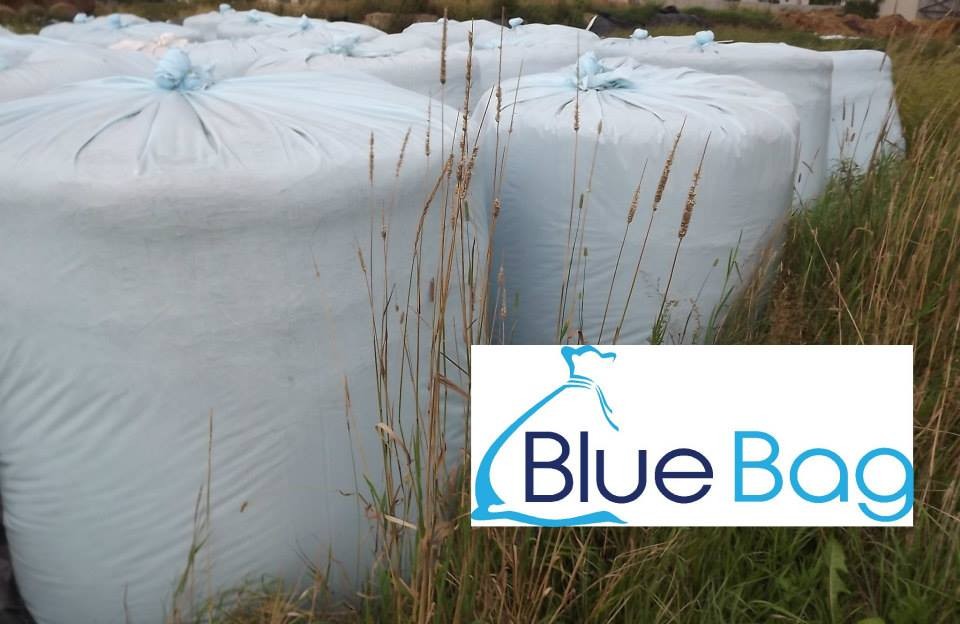 Worki do sianokiszonki Blue Bag błękitne super jakość bardzo wytrzymał — zdjęcie 2