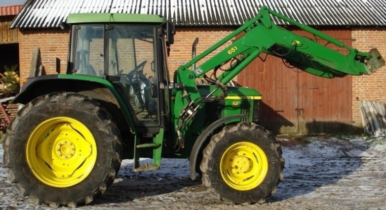 JOHN DEERE 6310 SE + ładowacz JD 651