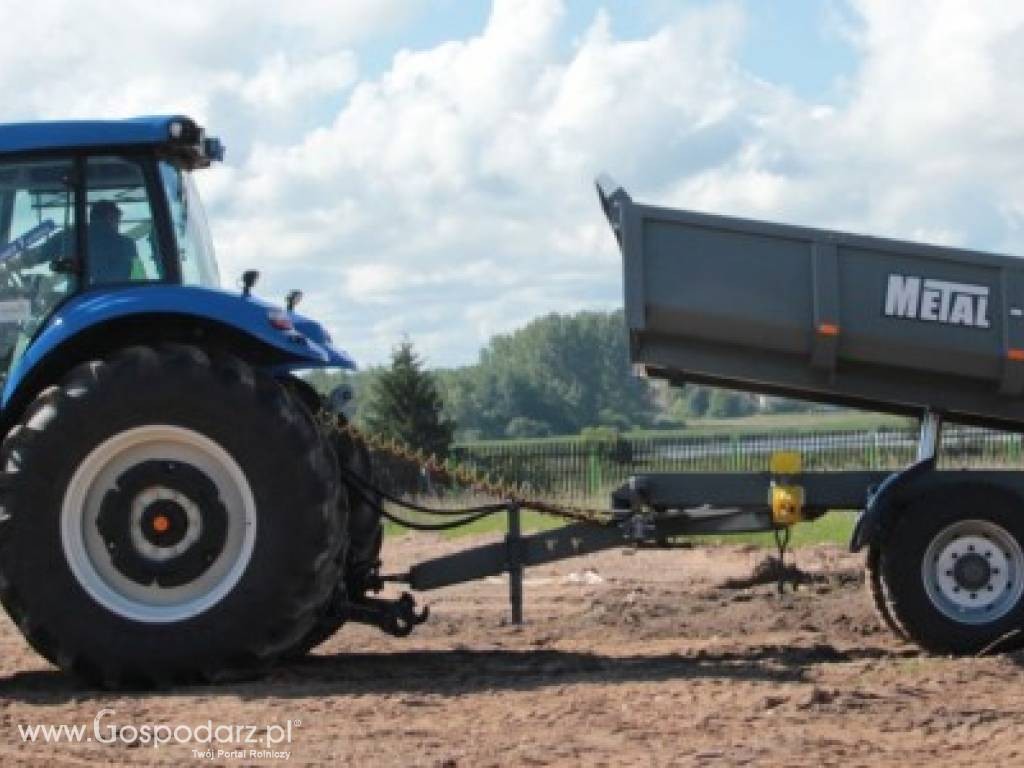 Przyczepa budowlana skorupowa Metal-Fach T952 – 14t — zdjęcie 1