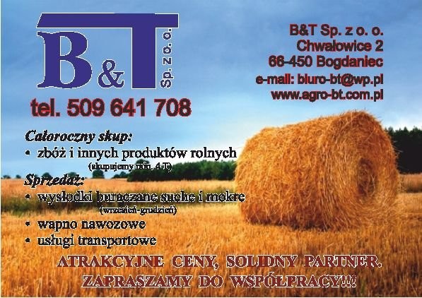 Skup zbóż woj. lubuskie