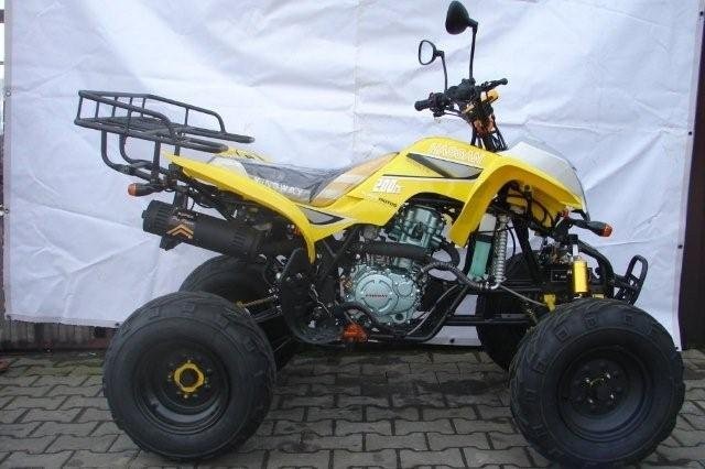 Quad ATV 200 cm3 4 biegi + wsteczny z homologacją na 2 osoby — zdjęcie 2