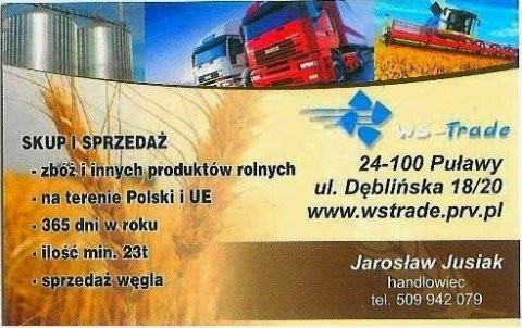 Skup zbóż, min 23t, zapraszamy.
