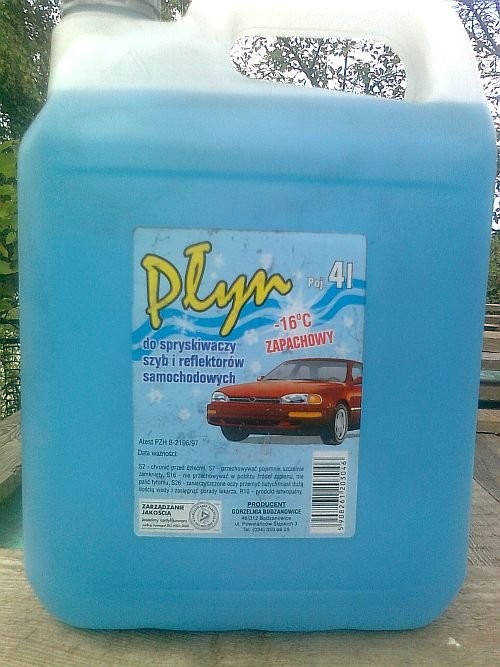 Zimowy płyn do spryskiwaczy -16 st. C. — zdjęcie 1