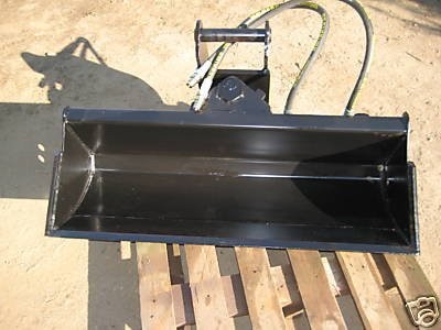 ŁYŻKA HYDRAULICZNA- SKARPÓWKA 1 M DO MINIKOPARKI — zdjęcie 4