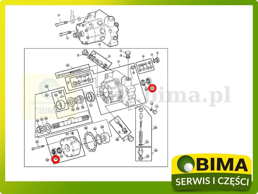 Uszczelniacz John Deere 2850,3050,3350,3640,3640S,3650 — zdjęcie 2