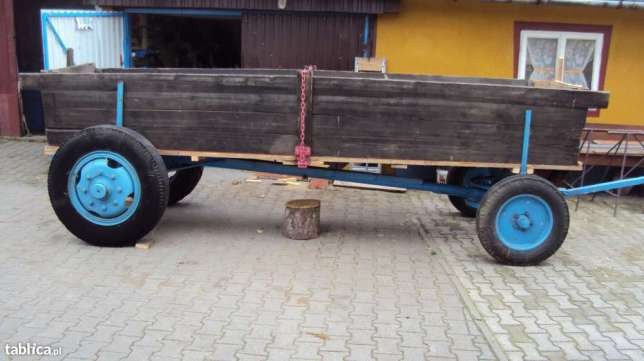 Srzedam wóz dwuosiowy do ciągnika — zdjęcie 1