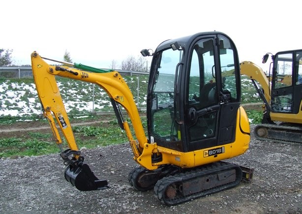 Minikoparka JCB 8018 rok 2007