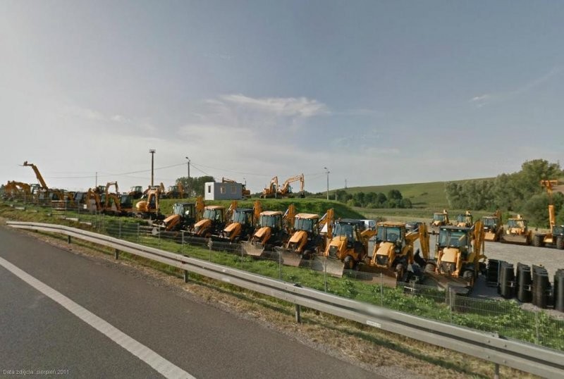 maszyny budowlane używane, nowe: JCB, CAT.