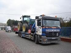 transport maszyn rolniczych ciągniki dźwig  HDS — zdjęcie 2