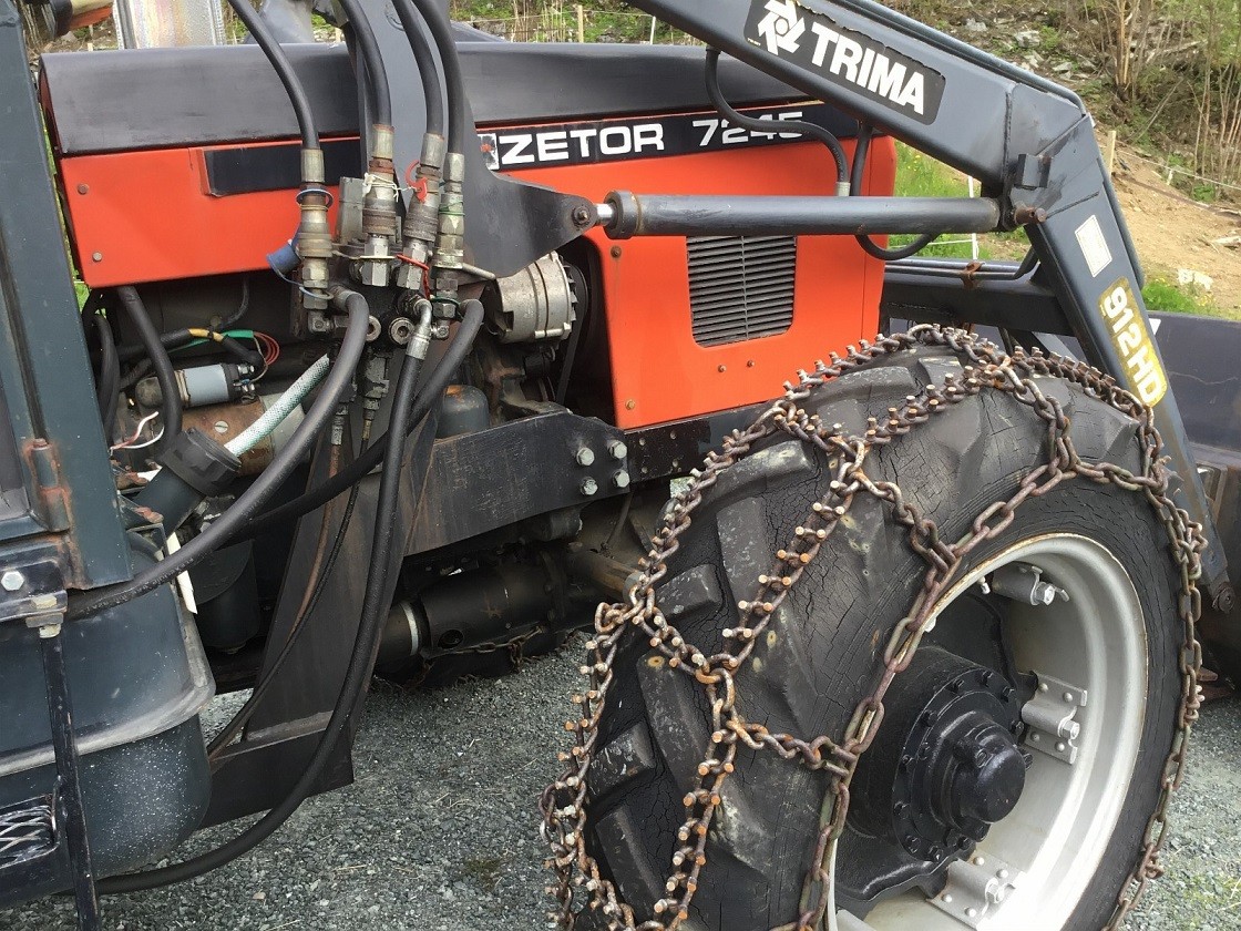 Zetor 7245/HD 9I2 z ładowaczem czołowym — zdjęcie 2
