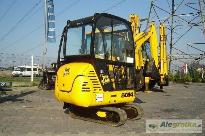 Mini koparka JCB 8014. OSZKLONA KABINA. — zdjęcie 2
