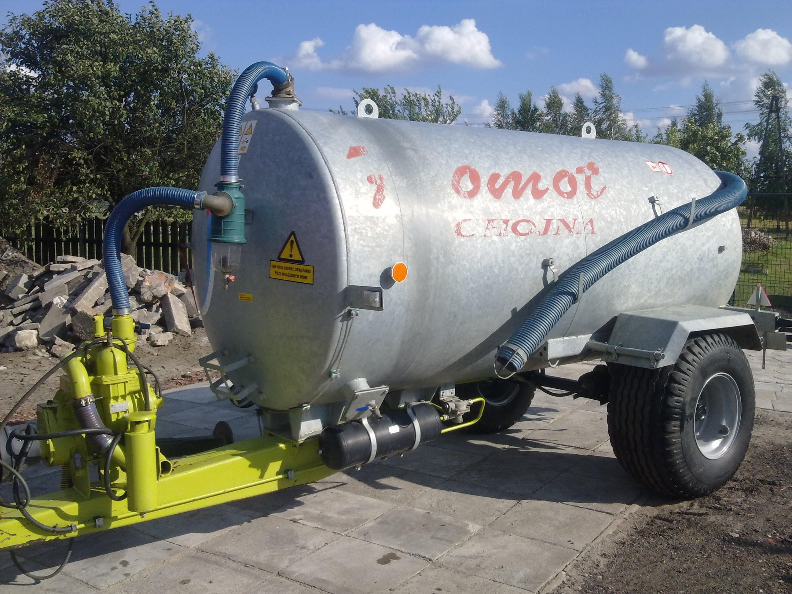 Beczkowóz Pomot Chojna  5000 L,2010 rok,VAT — zdjęcie 4