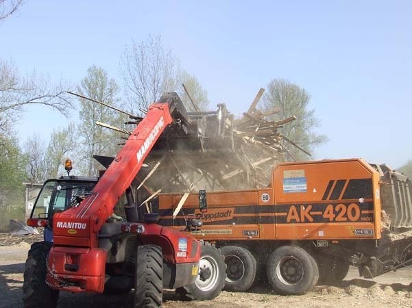 Usługi zrębkowania, zrębkowanie
