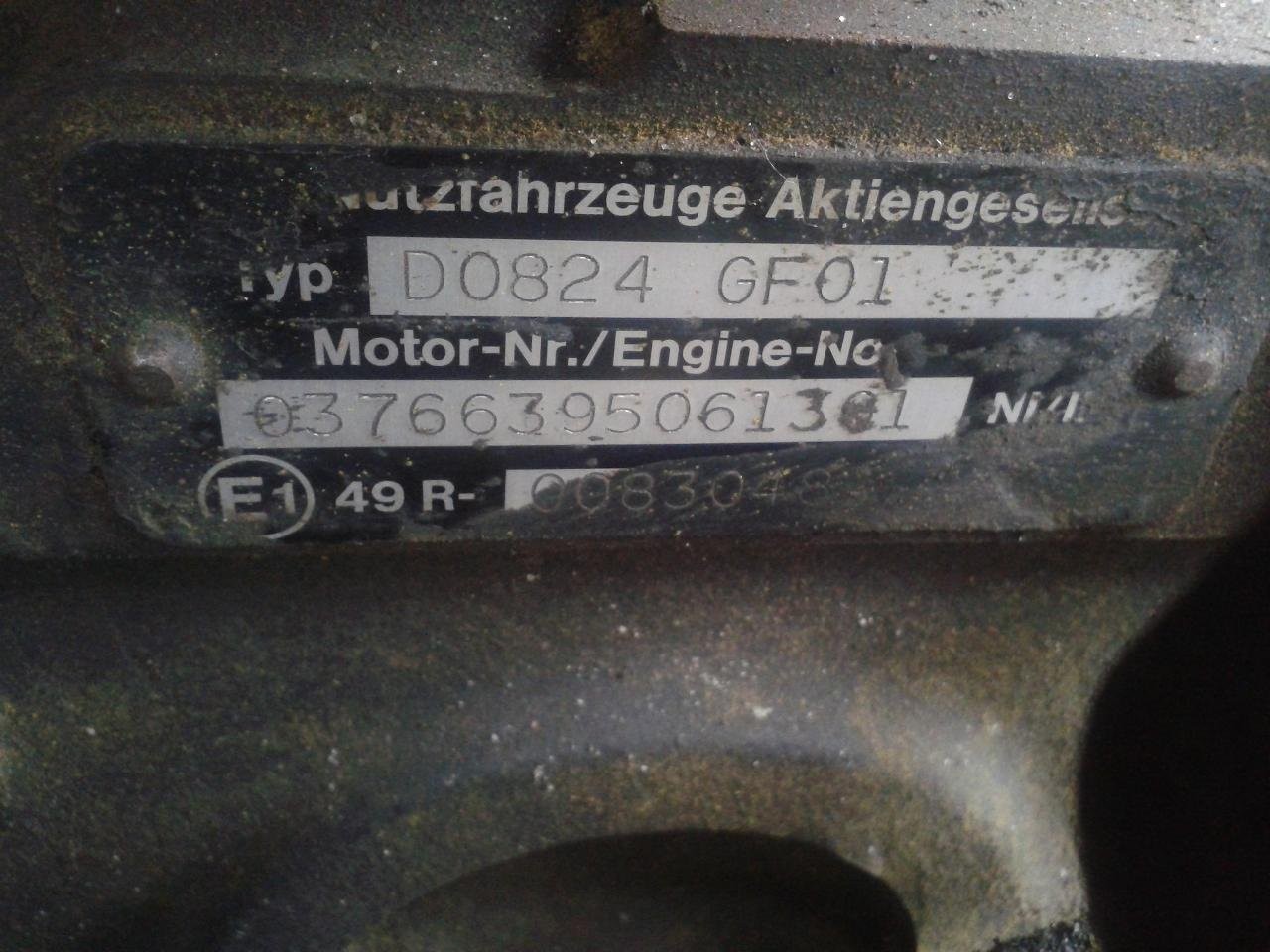 MAN - silnik - Sprzedam silnik Man D0824 GF01 — zdjęcie 1
