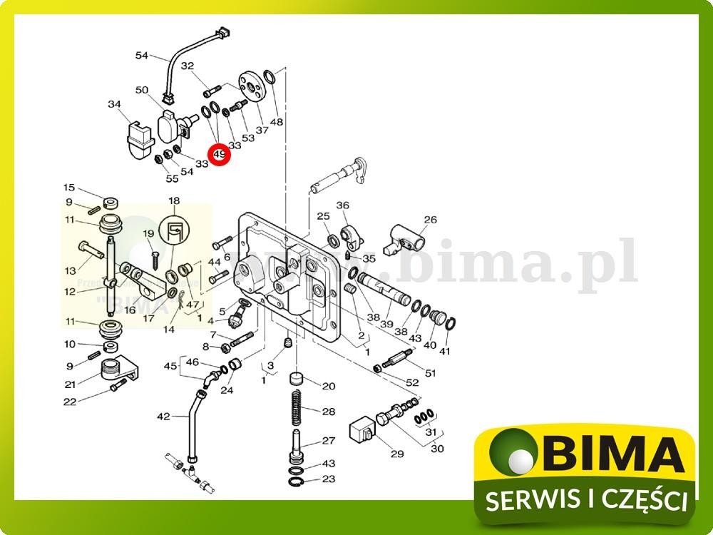 Oring układu hydraulicznego Massey Ferguson 5612,5613 — zdjęcie 2