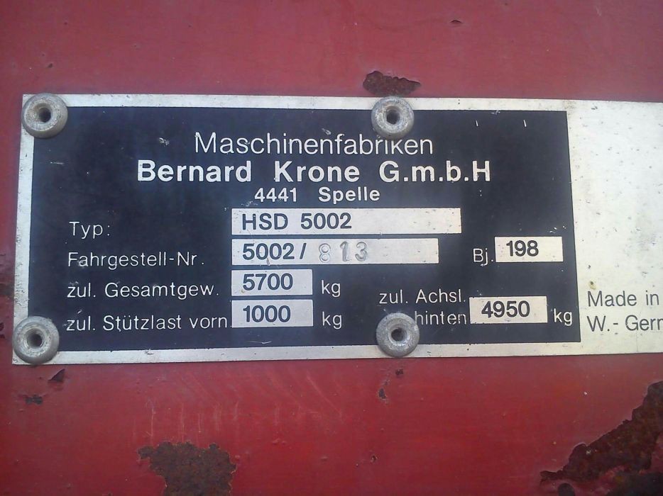 Przyczepa samozbierająca hsd 5002 — zdjęcie 4