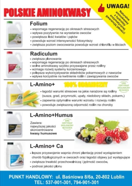 Polskie Aminokwasy, Biostymulator Agro-Sorb Folium   5L. — zdjęcie 3