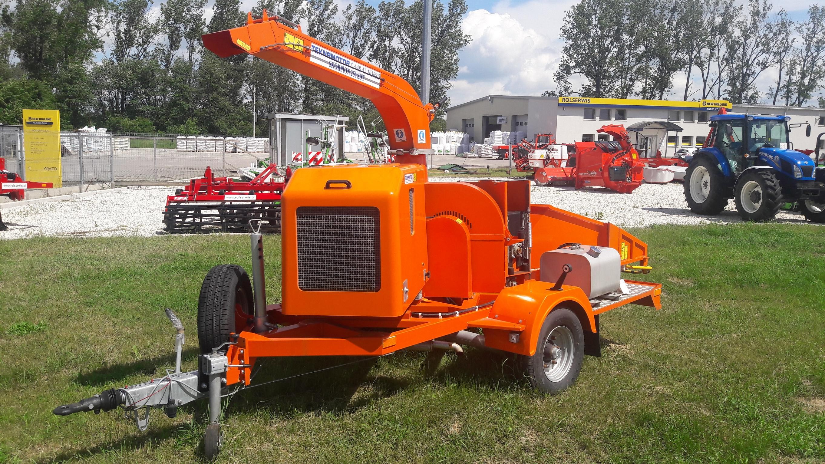 Rębak tarczowy TEKNAMOTOR Skorpion 250 SDT — zdjęcie 4
