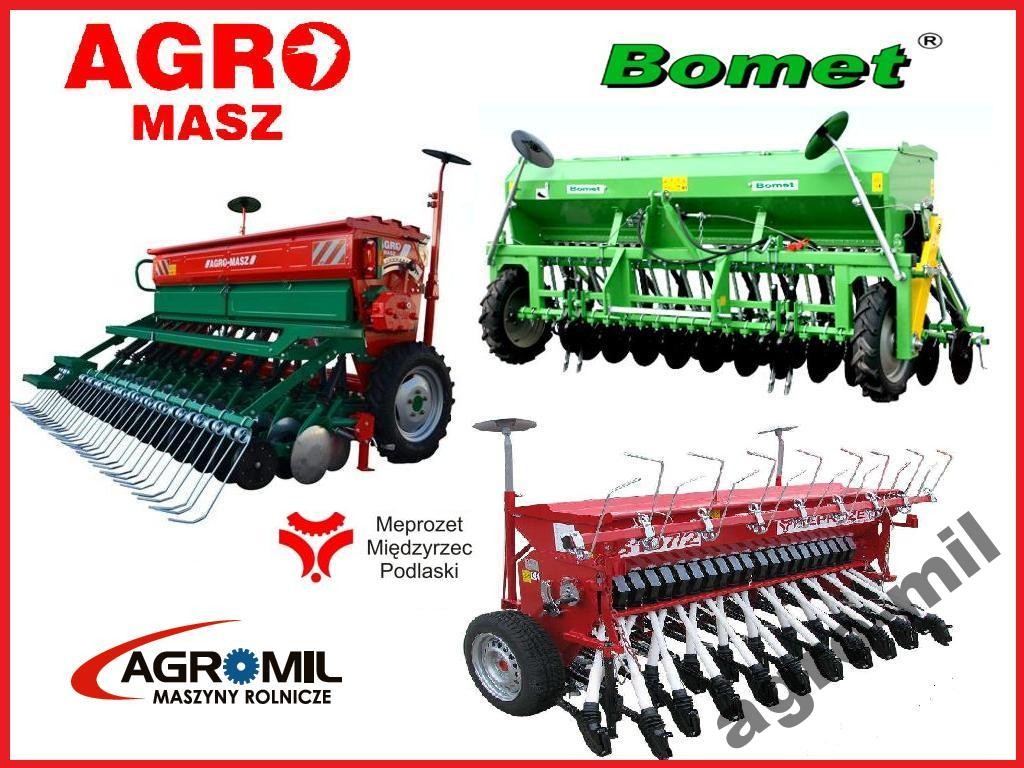 Siewnik zbożowy siewniki 2,5 m 2,7 m 3,0 m agro-masz stopkowy — zdjęcie 6