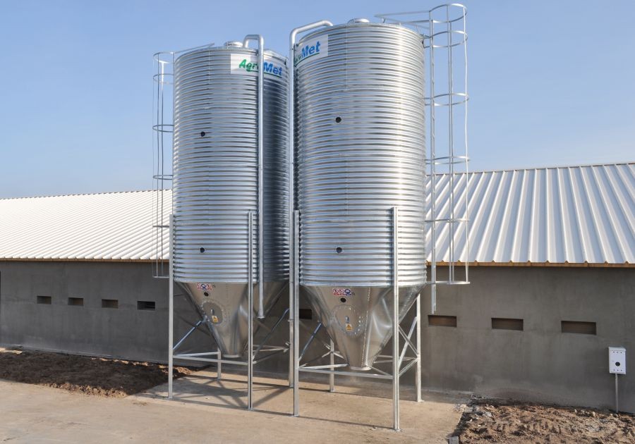 Silos silosy paszowe do zboża materiałów sypkich agro met — zdjęcie 3