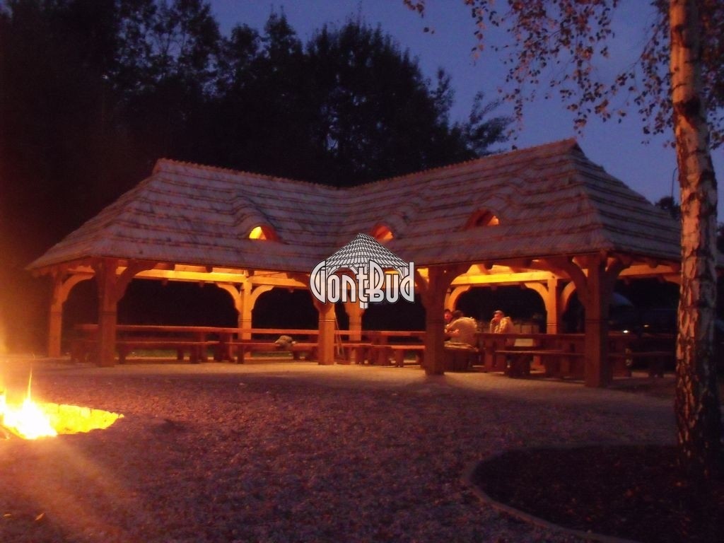 Altana biesiadna ogrodowa wiata weselna altanka restauracyjna  — zdjęcie 3