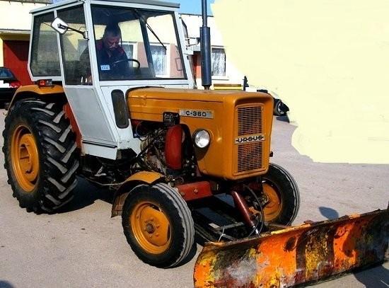 URSUS C-360 + Pług Do Śniegu OKAZJA !!! — zdjęcie 1