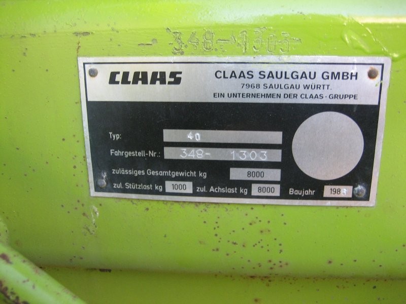 Przyczepa Claas 330S — zdjęcie 2