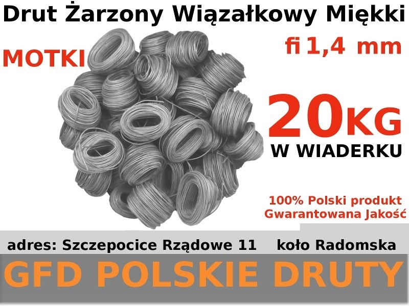 Drut Żarzony Wiązałkowy MOTKI do Belowania GFD — zdjęcie 2
